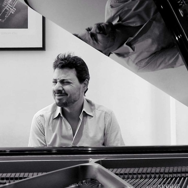 Marc Benham at the piano